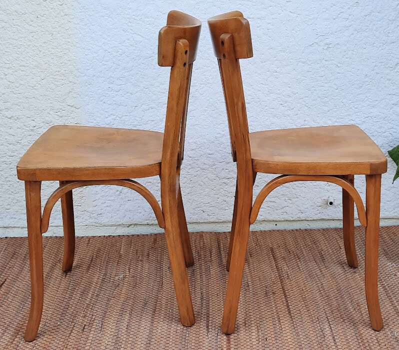 Set of Baumann bistro chairs
