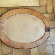 Miroir osier rotin ovale