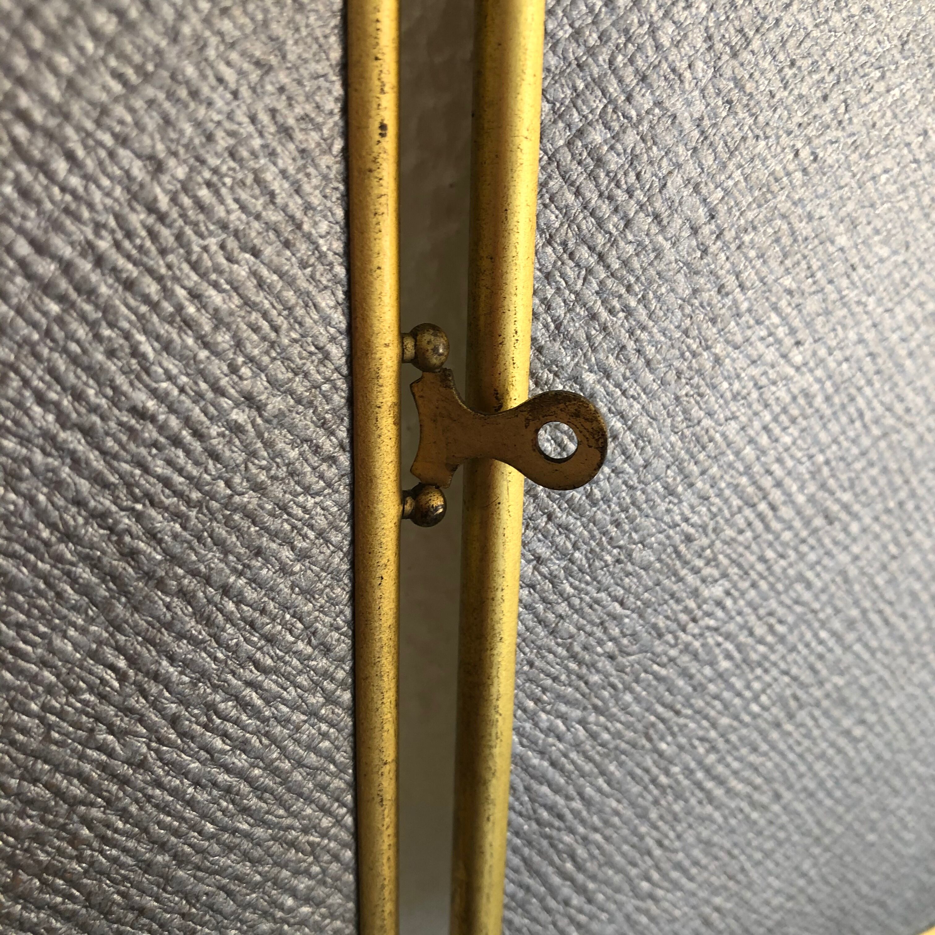 Mirror triptych vintage barber 1920 - 21 x 48 cm