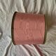 Large Vintage Pink Silk Lampshade - 40 x 34 cm