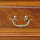 Large antique wardrobe in solid walnut