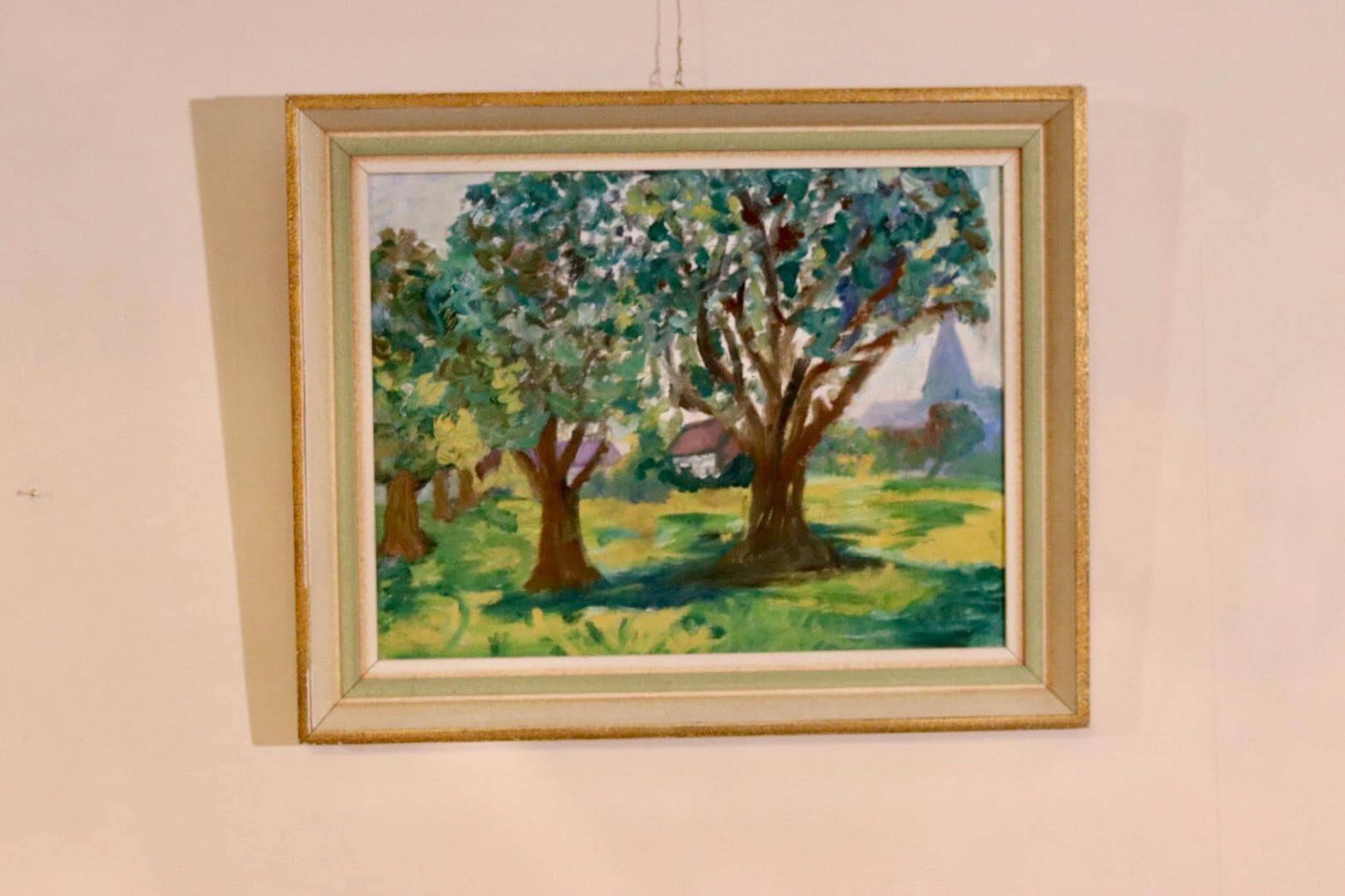"House darkened by the trees" by A. Akalsson