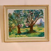 "House darkened by the trees" by A. Akalsson