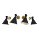 Suite of 4 Italian design wall lights 1950