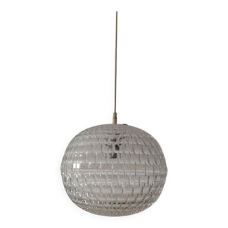 Superb vintage diamond ceiling light for Erco