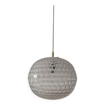 Superb vintage diamond ceiling light for Erco