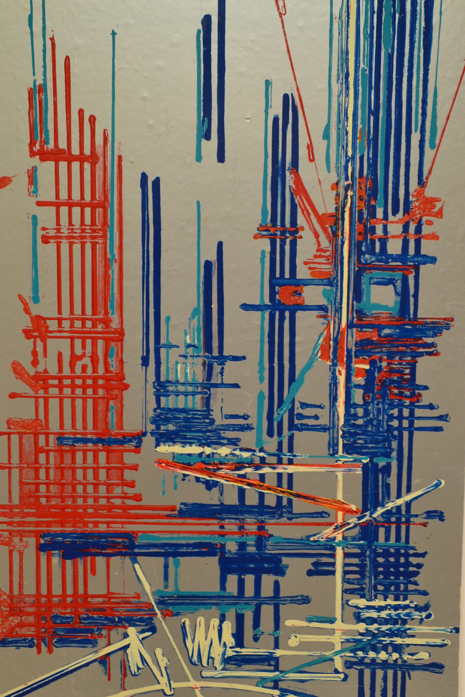 AIR FRANCE by Georges Mathieu USA original poster