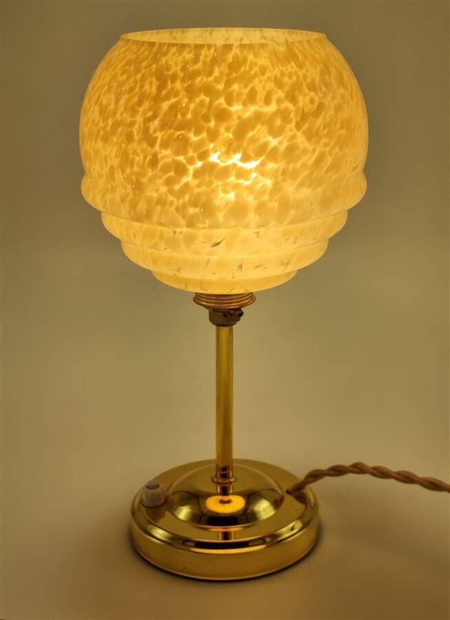 Clichy glass lamp