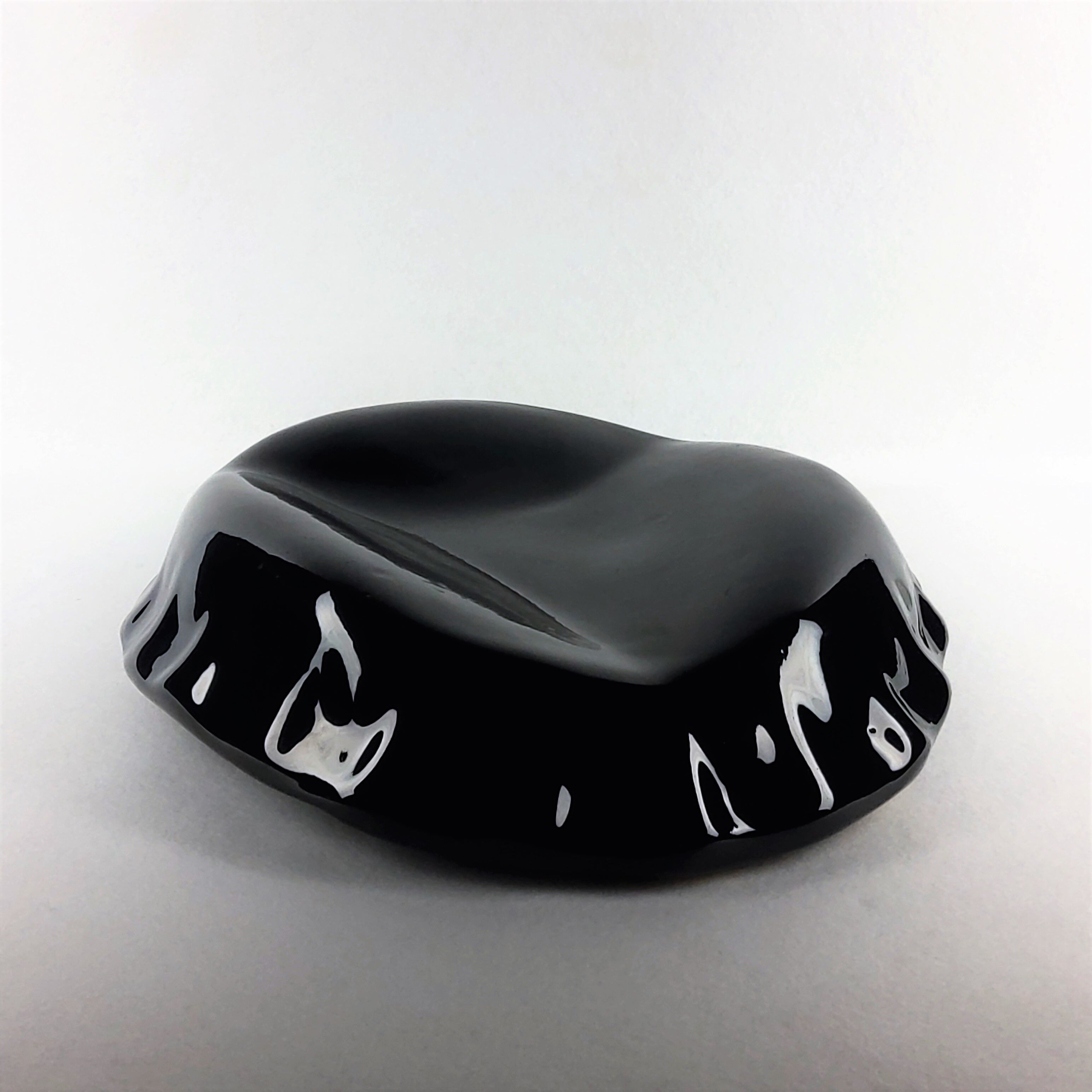 Empty pocket "Capsule" J.C Peiré black ceramic 1980