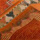3x11 Peach Orange Handmade Wool Runner Rug, 95x337Cm