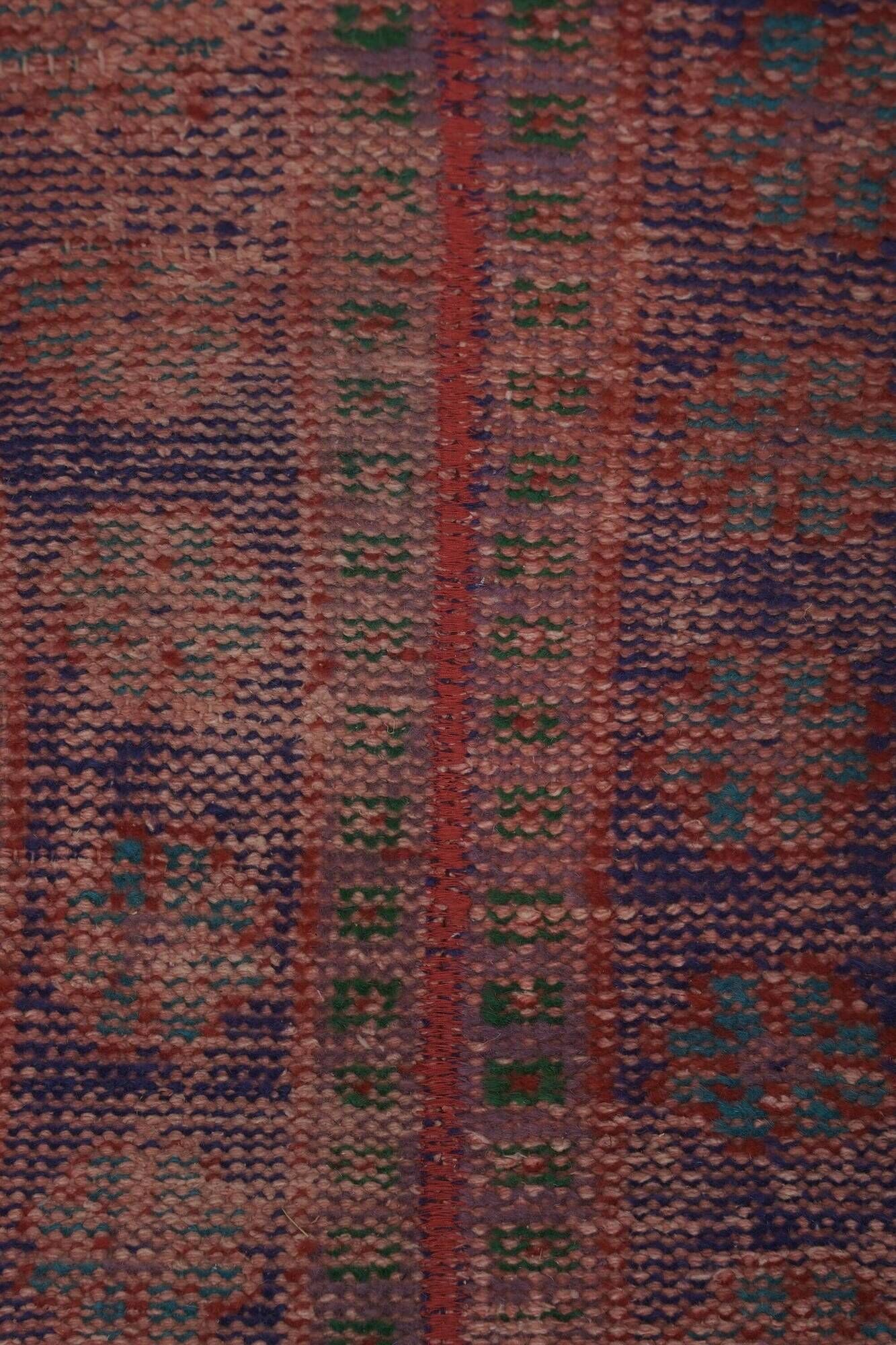 Vintage Turkish hallway rug 46x373 cm