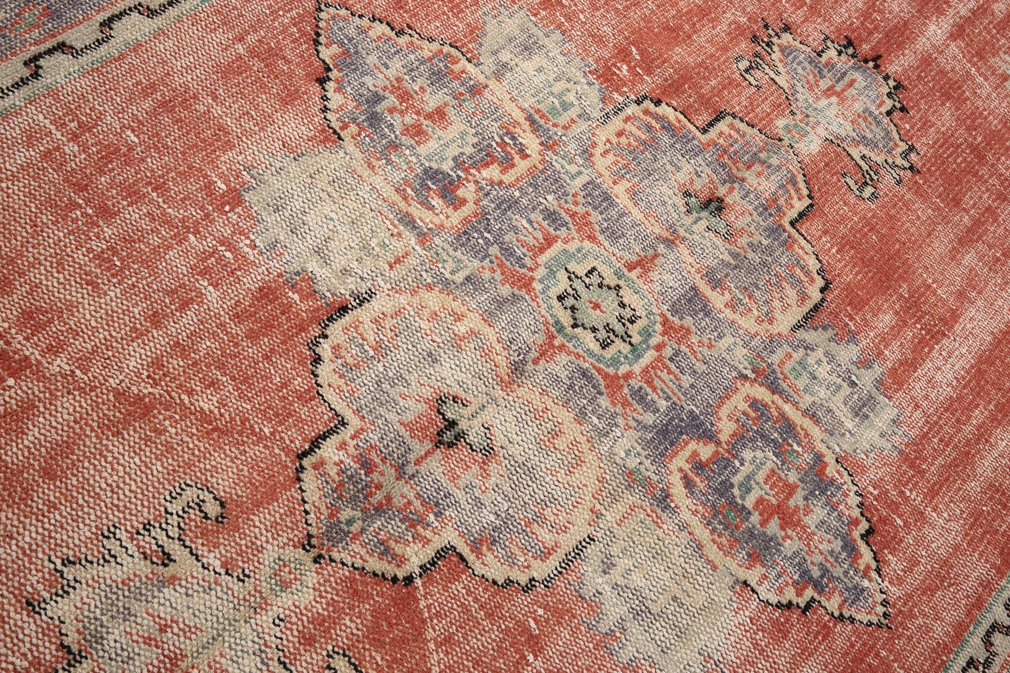 5x8 Red & Blue Classic Oriental Vintage Rug, 143x235Cm