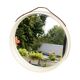 Miroir rond, miroir suspendu, Reflections par Thermotex, Danemark, 1970