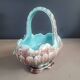 Antique slip basket pot