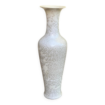 Large floor vase Amphora 137 cm ceramic with pearlescent crystallised glaze.