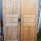 Pair of old doors haired