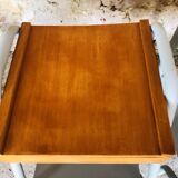 Pair of wooden and metal bedsides 50/60