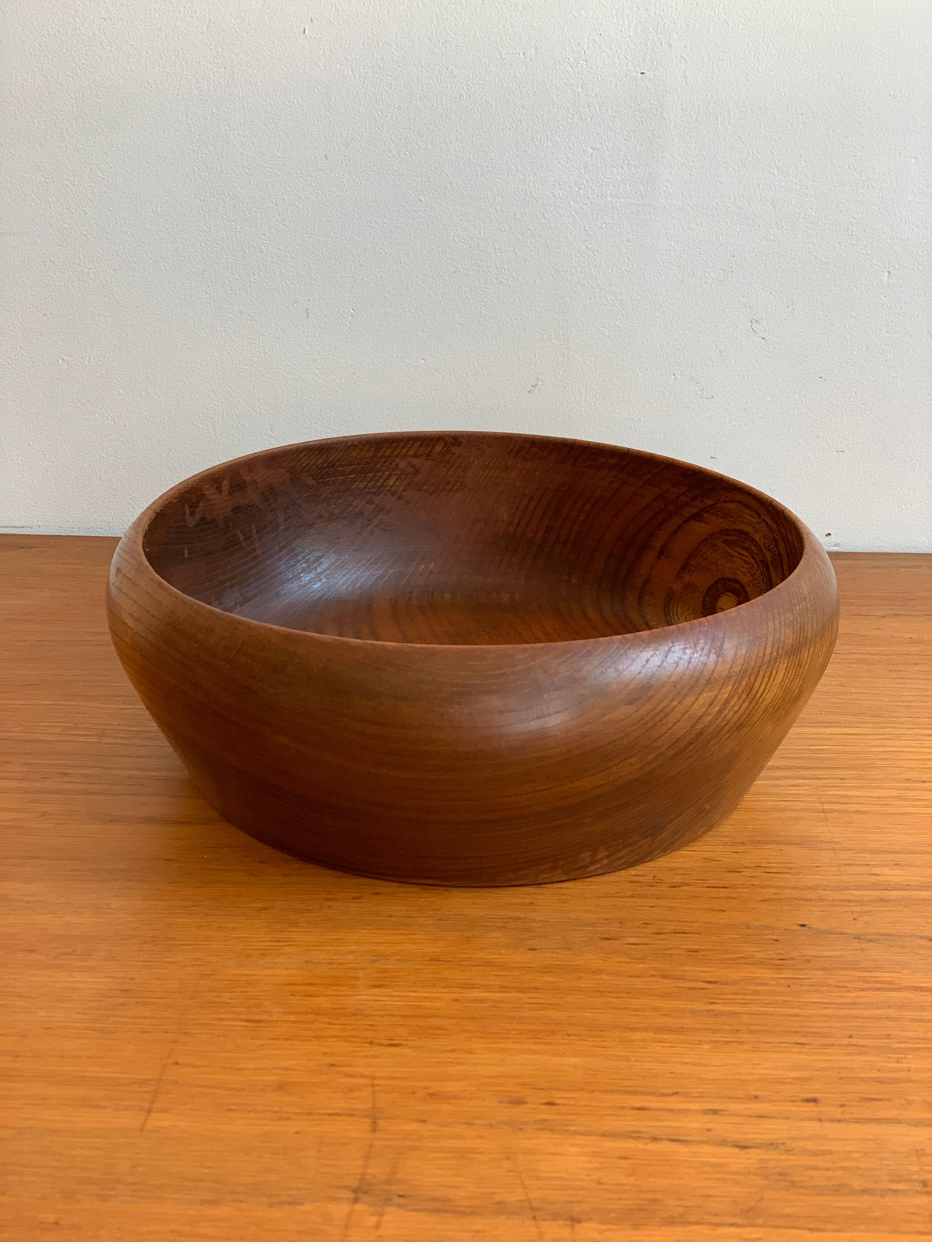 Teak salad bowl