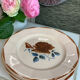 6 old flat plates made in france digoin sarreguemines