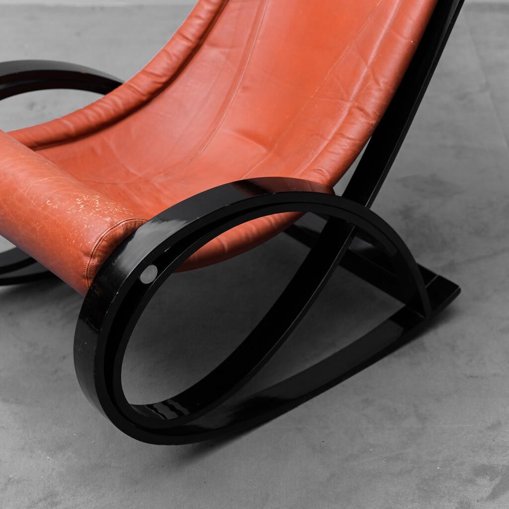 Rocking chair Sgarsul Gae Aulenti, Poltronova 60