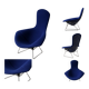 Vintage Knoll armchair – Bertoia model – cobalt blue