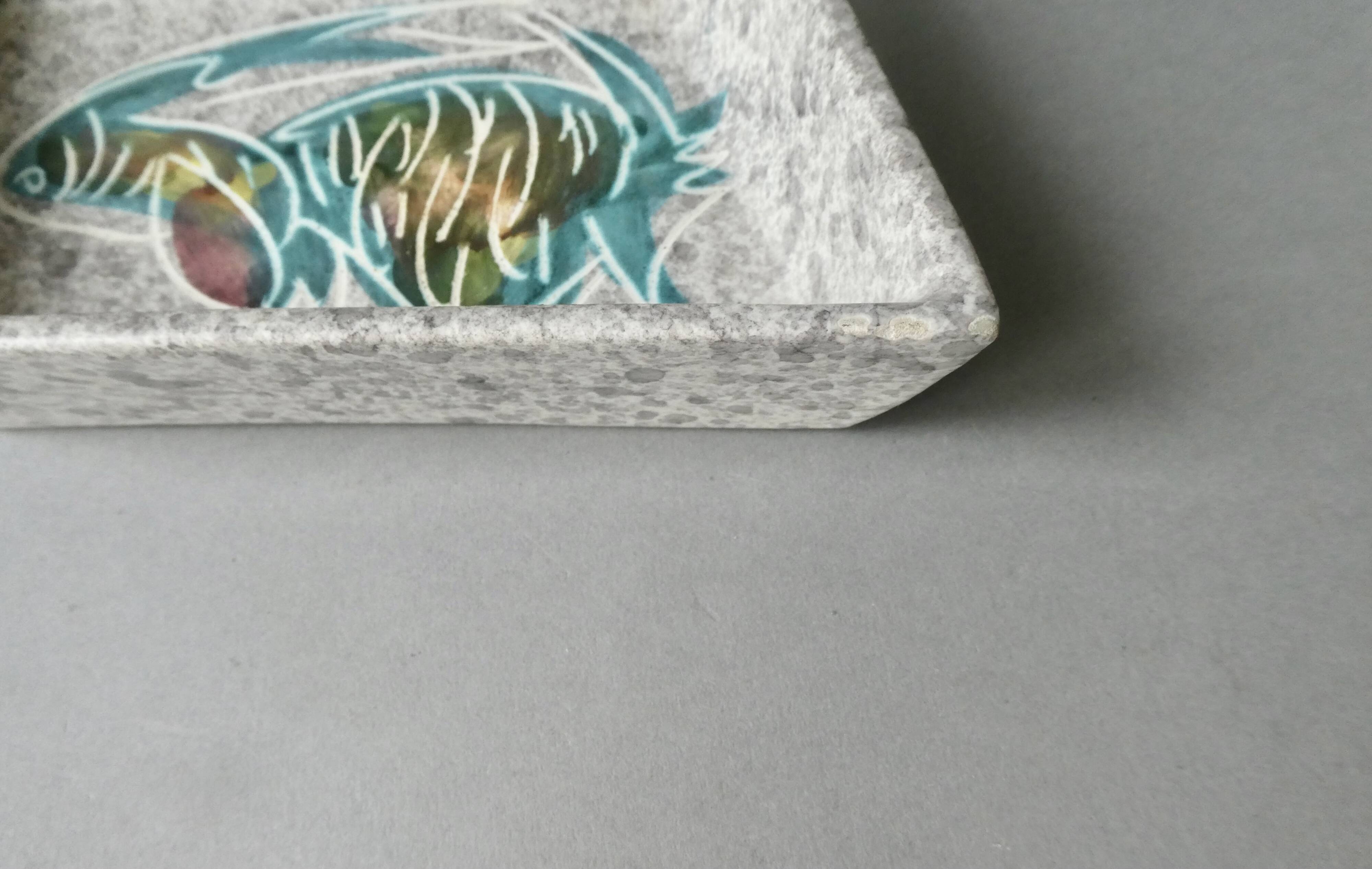 Borty Vallauris ceramic 3-bowl set, 1950s