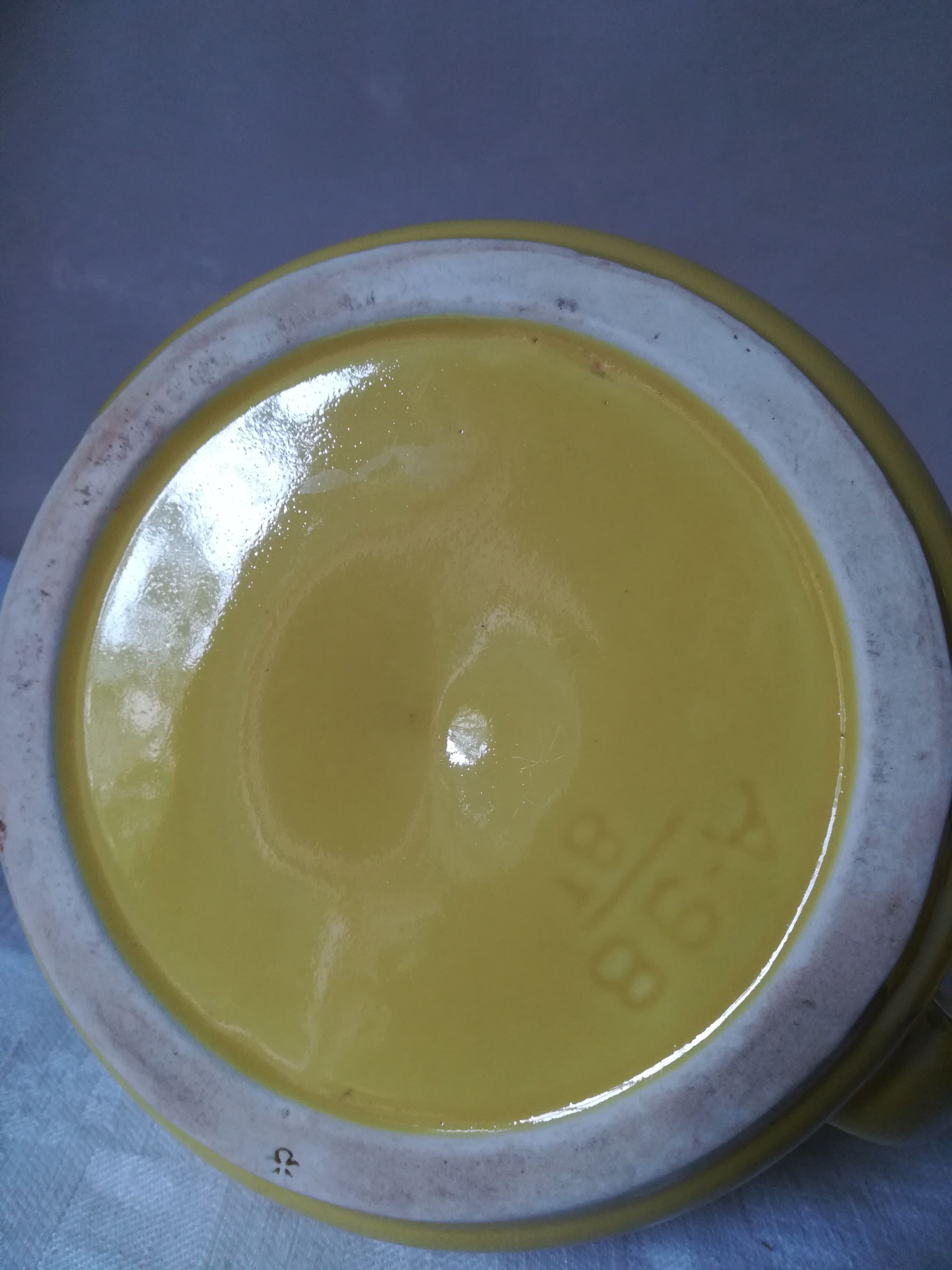 Art deco earthenware teapot/coffee maker