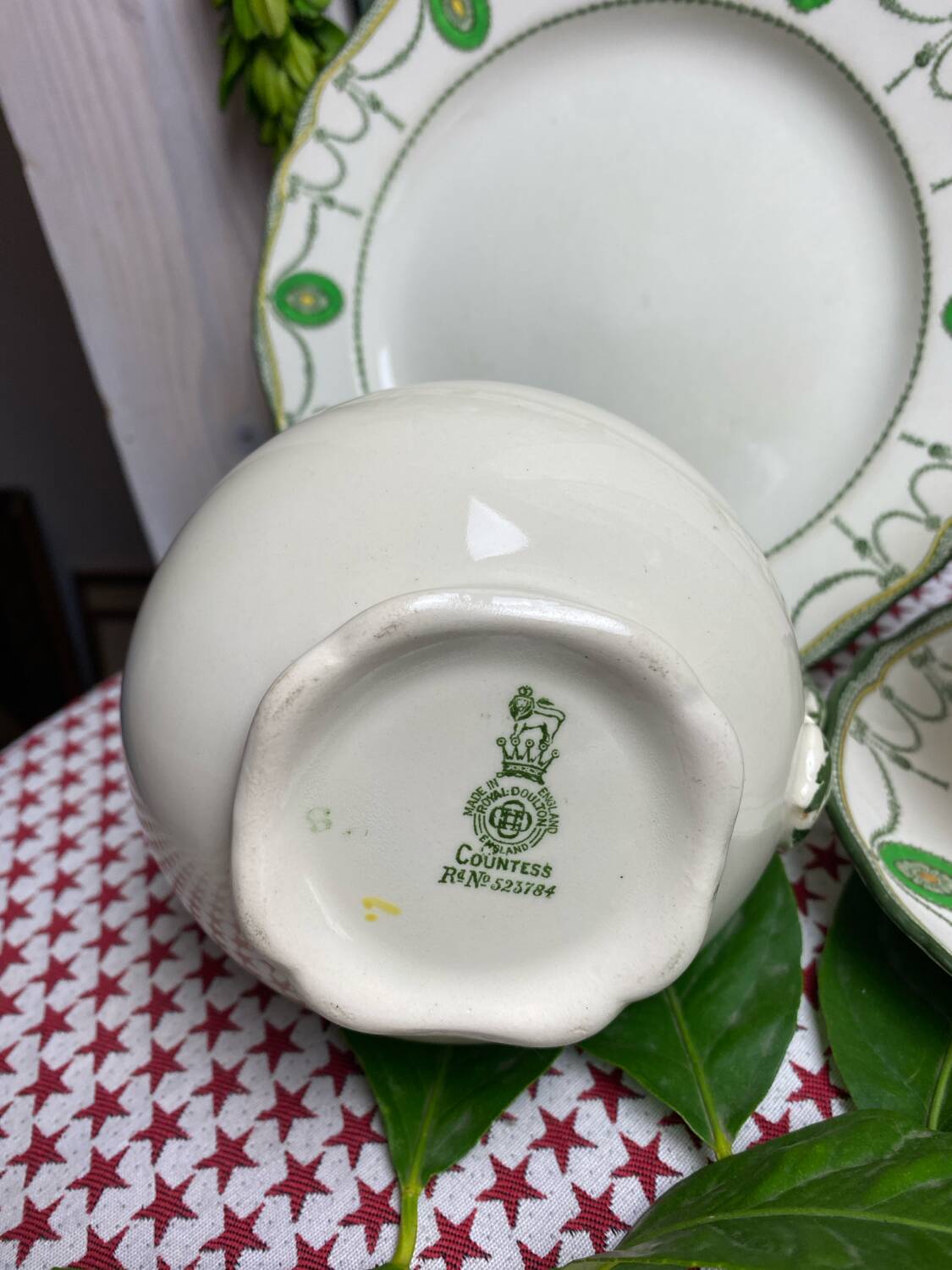 Antique Royal Doulton English Earthenware Teapot