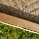 Old rattan deckchair