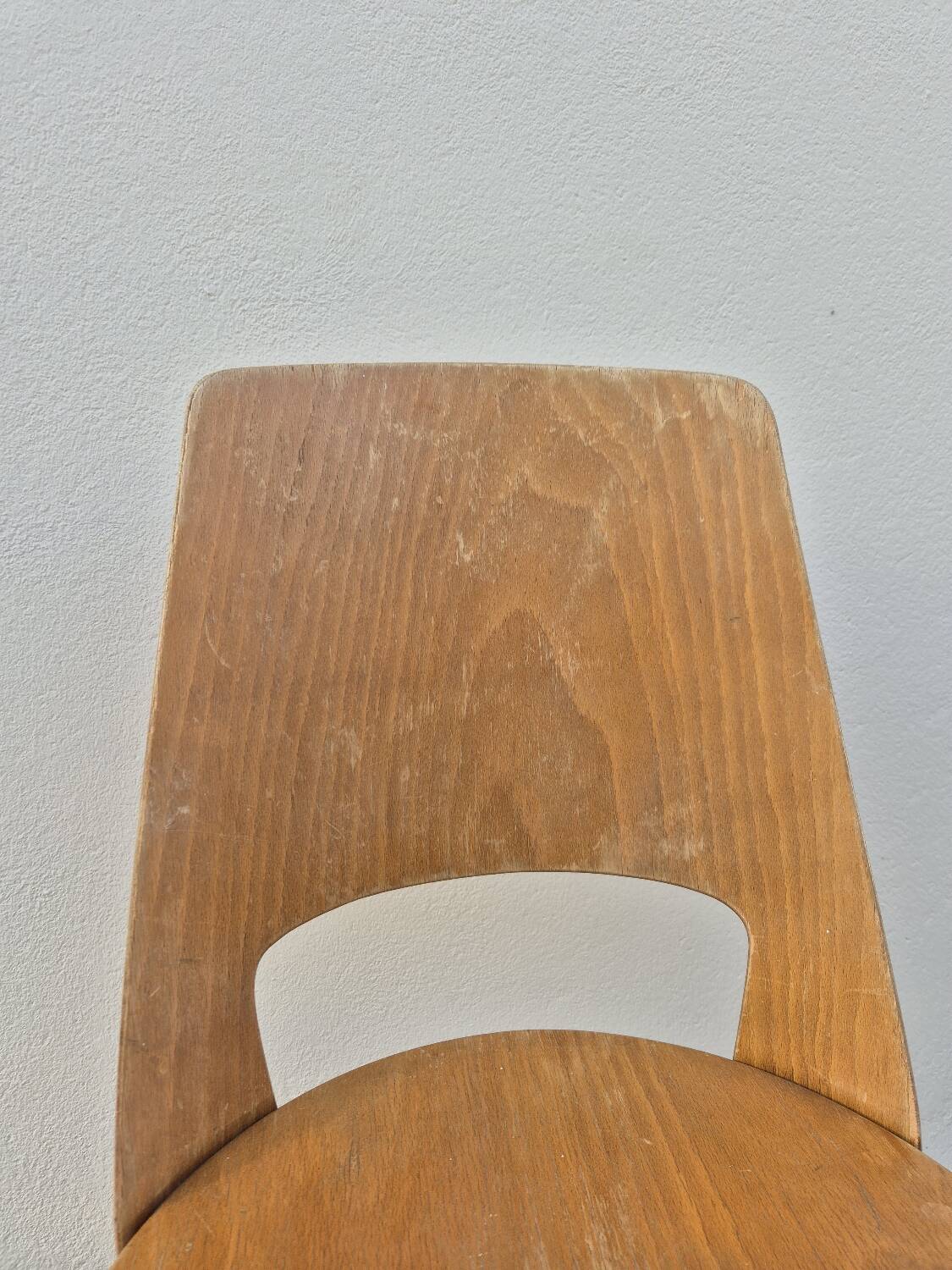 Baumann chair model "Mondor" bistro 1950 vintage