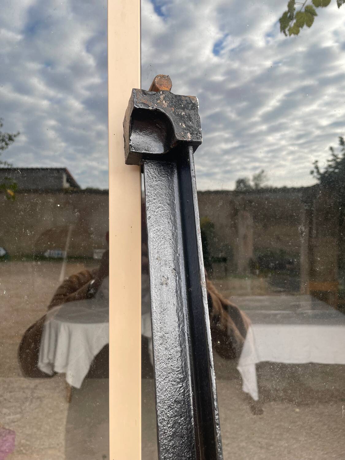 Napoleon III style wrought iron bed