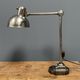 Polished Kaiser idell model 6726 workshop table lamp from the 1930s