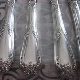 10 silver metal knives sfam