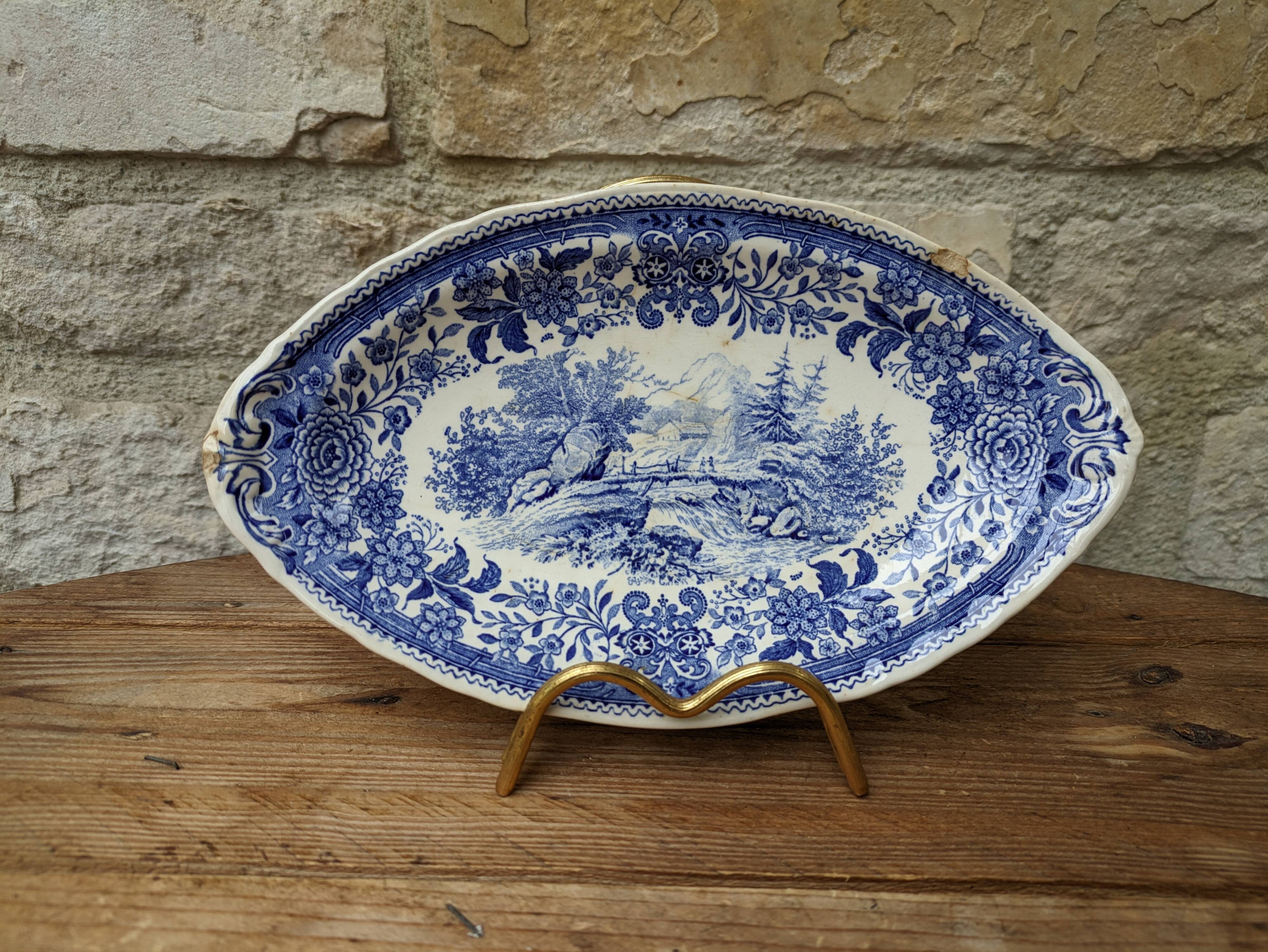 Old Villeroy and Boch Burgenland ceramic dish