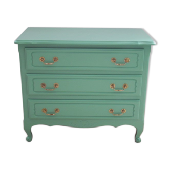 Almond green chest of drawers
