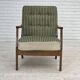 1960s, Danish armchair, furniture wool, beech wood.