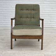 1960s, Danish armchair, furniture wool, beech wood.