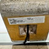 Table lamps in travertine and brass, Regency style, Maitland Smith, 1980.