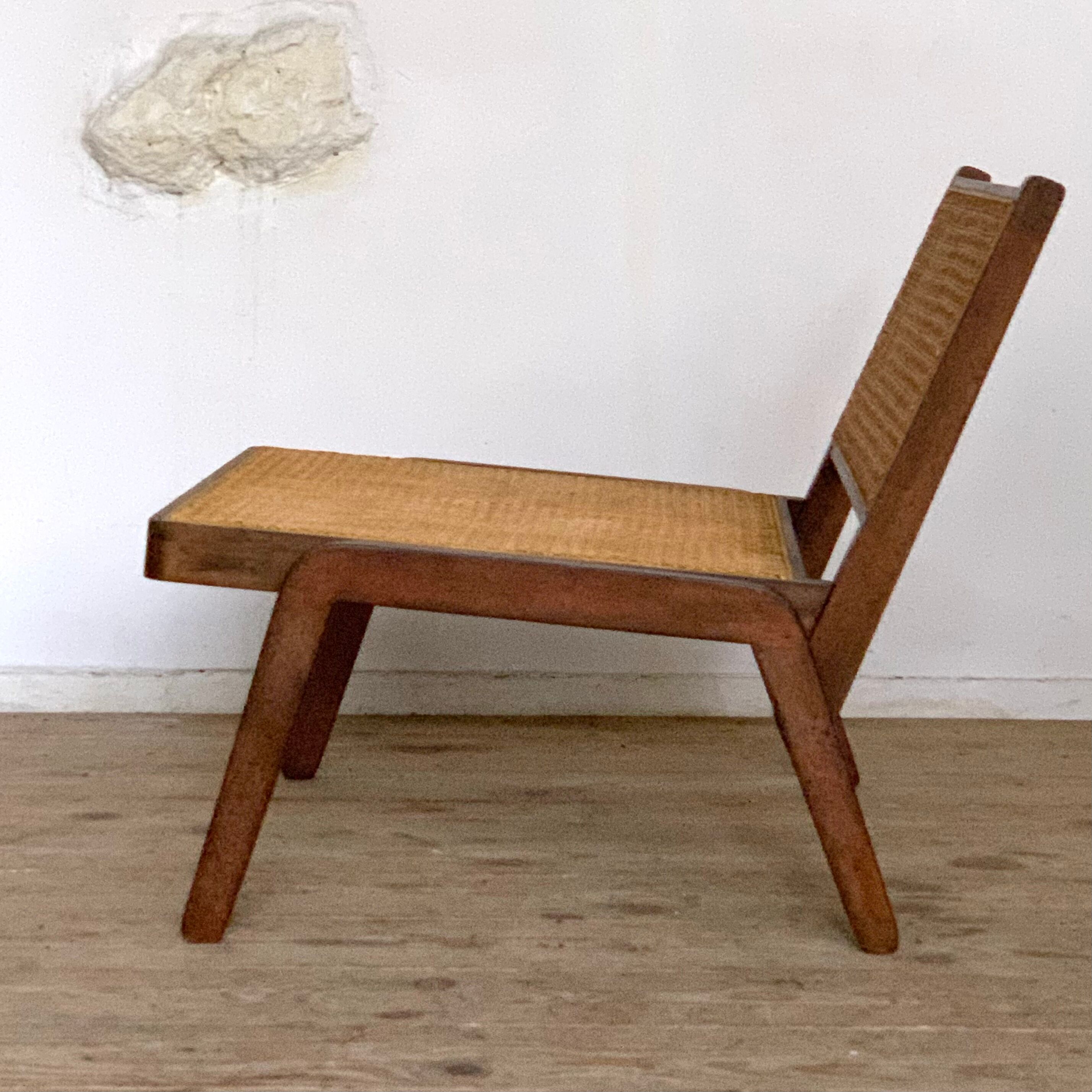 Vintage armchair in cannage