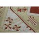 1970s Turkish Oushak Handmade Wool Cotton Red Area Rug 115x192