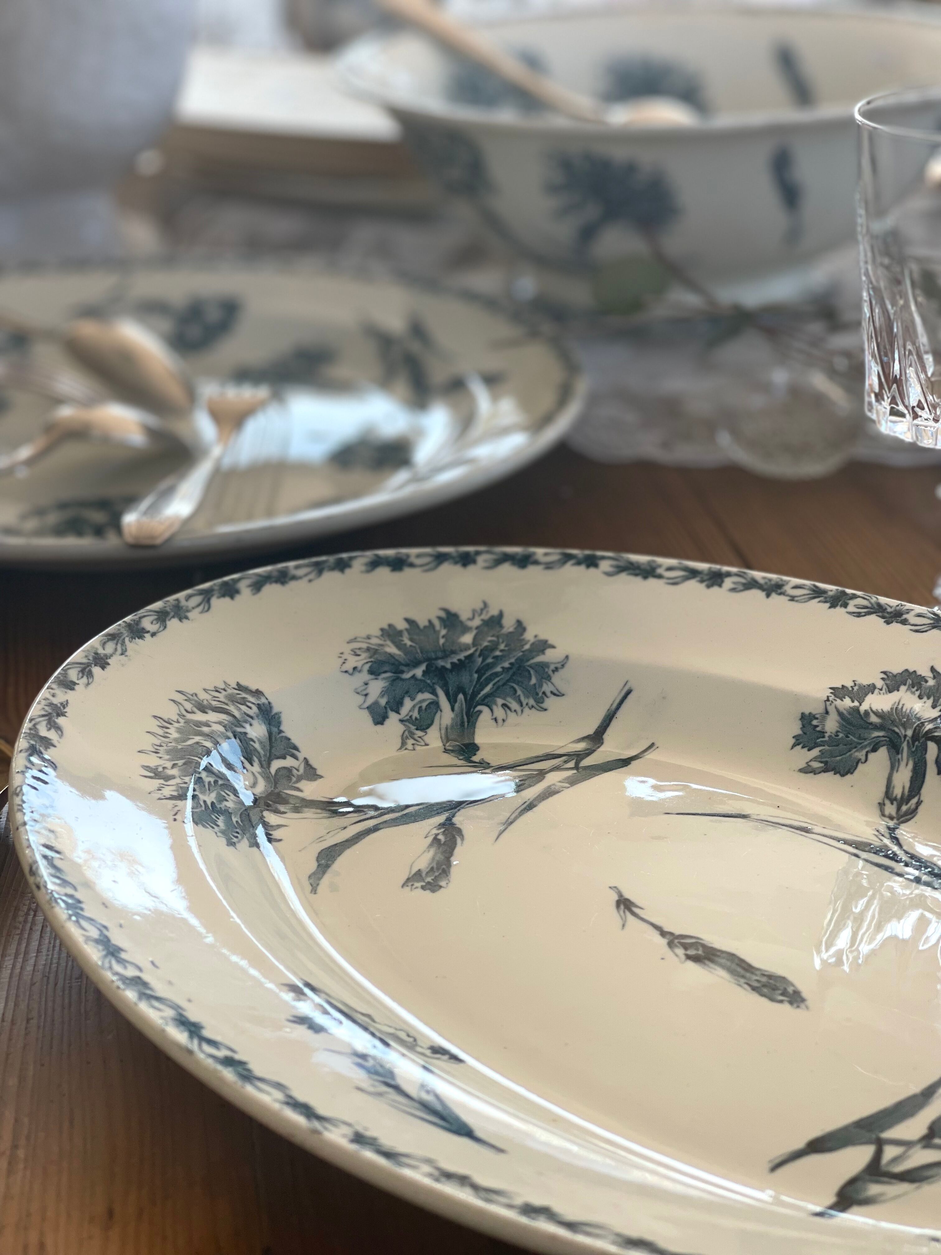 Oval flat Iron Earth