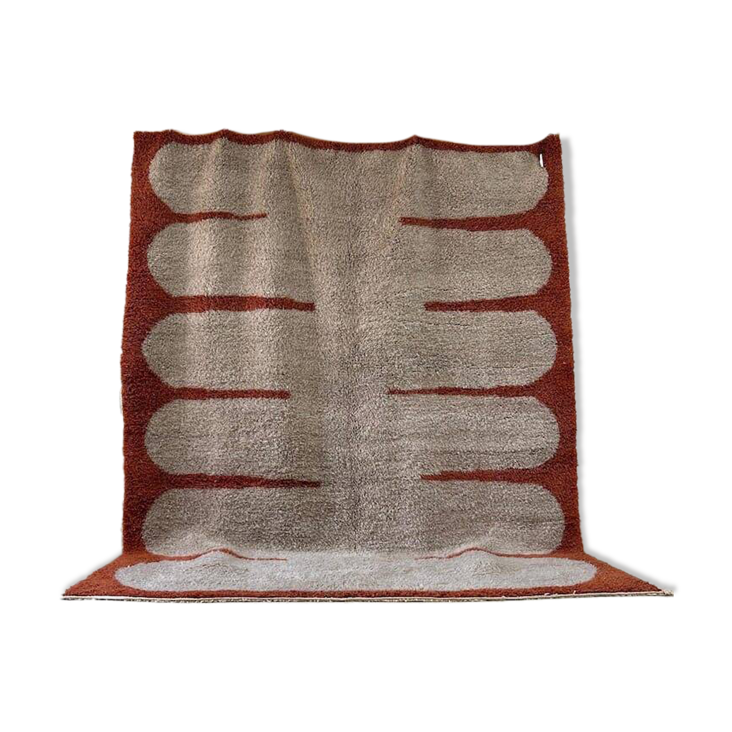 Traditional hand-woven Beni Ouraine rug, size 150 x 250 cm