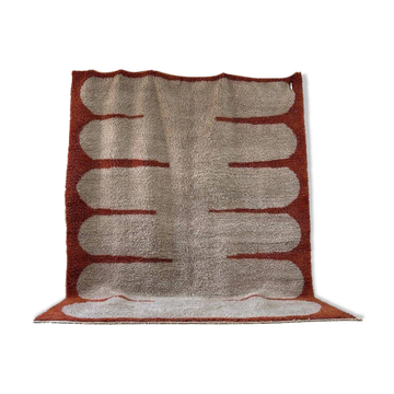 Traditional hand-woven Beni Ouraine rug, size 150 x 250 cm
