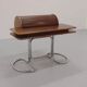 Italian design “Maia” walnut desk by Giotto Stoppino for Bernini, 1960s