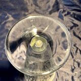 Lido model conical vase in baccarat crystal with art deco patterns