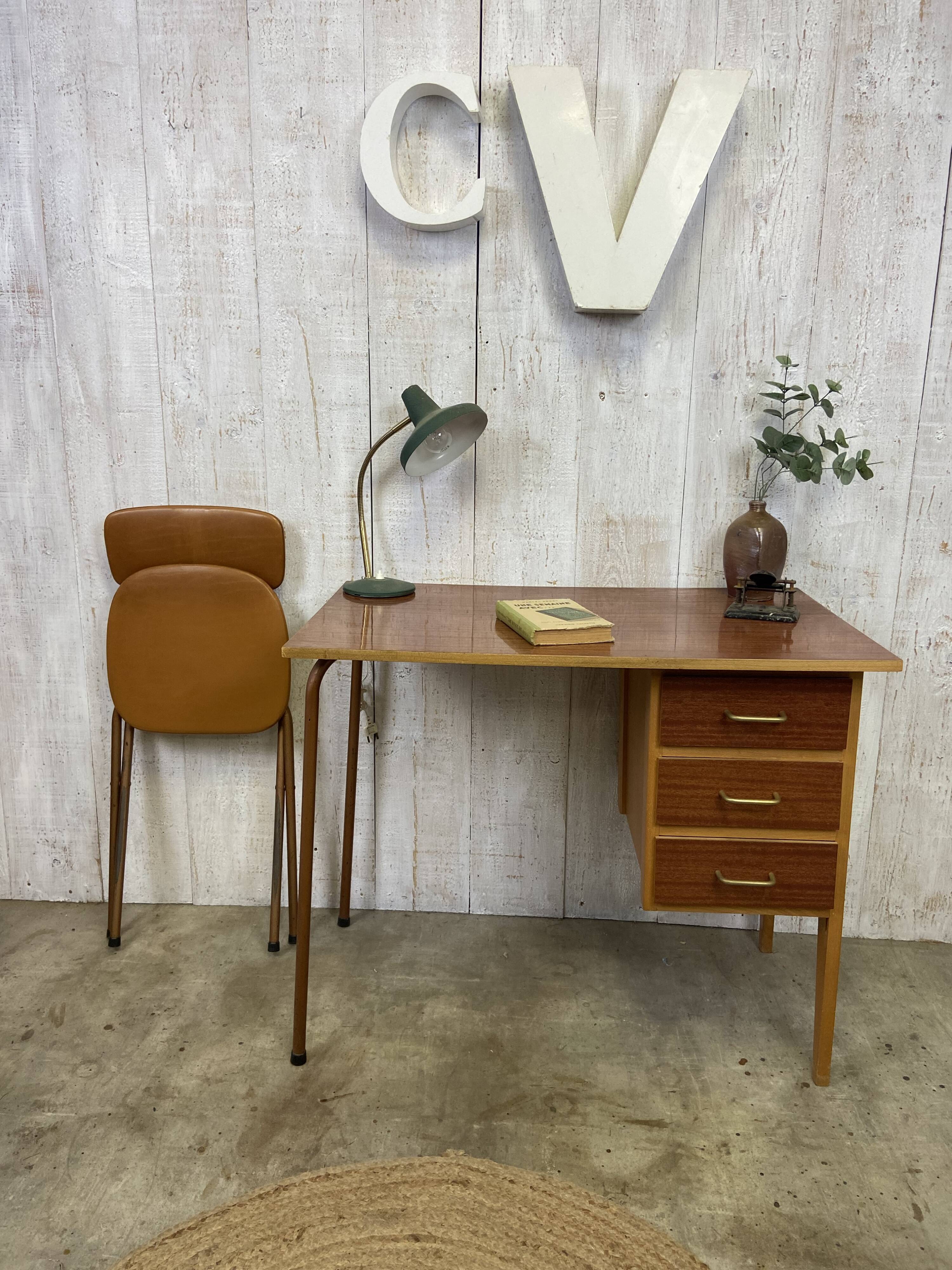 Vintage desk and chair set
