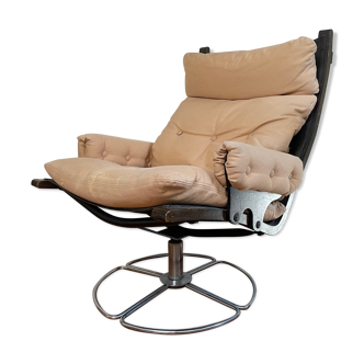 Fauteuil Bruno Matthson pour Dux des années 70