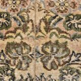 2x9 Rug For Floral Green Turkish Vintage Runner Rug, 64x279Cm SKU 24965