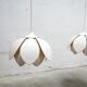 Vintage lotus flower pendant lamp