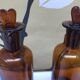 Lot de 4 petites fioles d'apothicaire